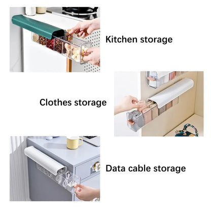 Modern Non-Marking Wall-Mounted Plastic Storage Box